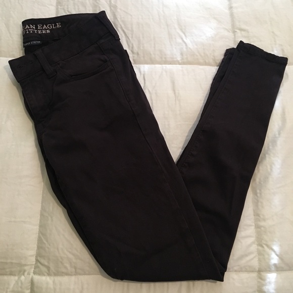 AMERICAN EAGLE dark purple jeggings size 0 regular - Picture 1 of 8